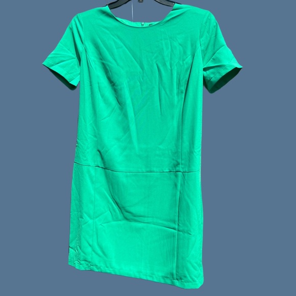 Wells Grace Alley Shift Dress Vibrant Green Business Office Professional Wear - Picture 7 of 10